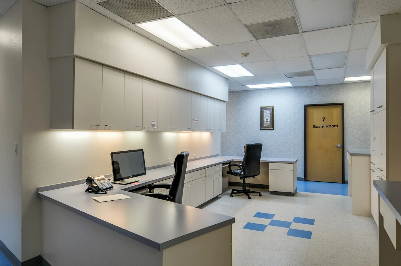 Reception and waiting area