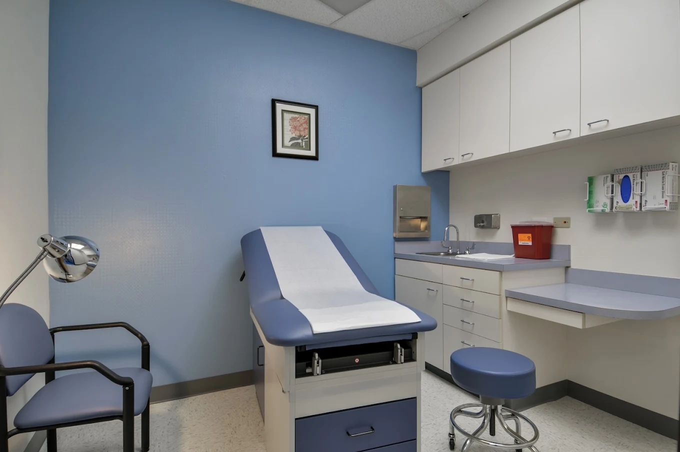 Clinical exam area